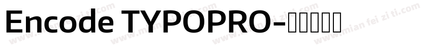 Encode TYPOPRO字体转换